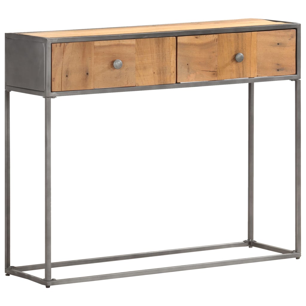 Console Table 90X30X75 Cm Solid Reclaimed Wood