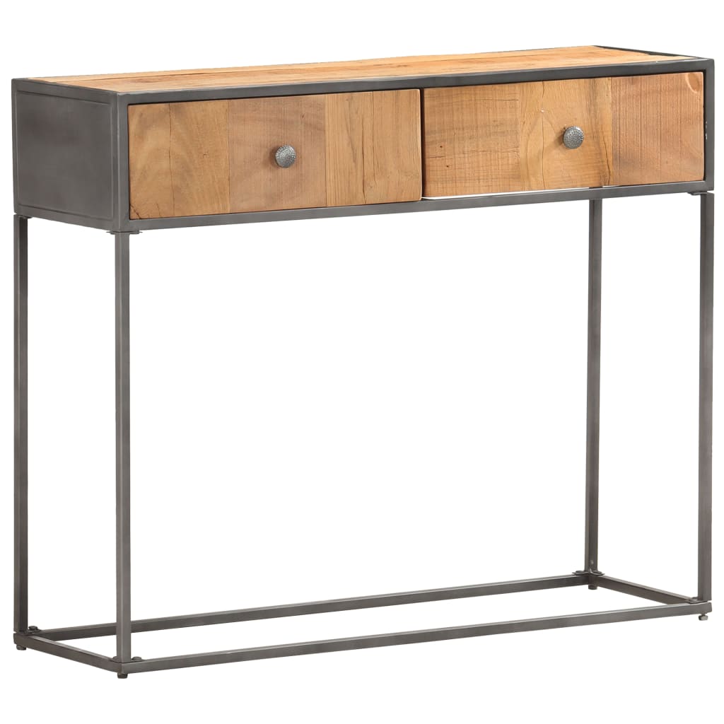 Console Table 90X30X75 Cm Solid Reclaimed Wood