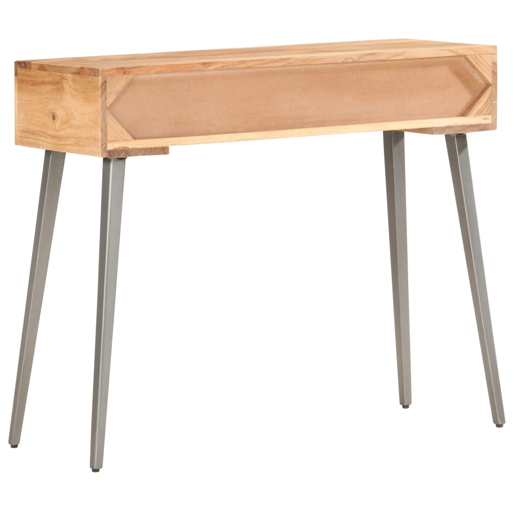 Console Table 90X30X75 Cm Solid Acacia Wood
