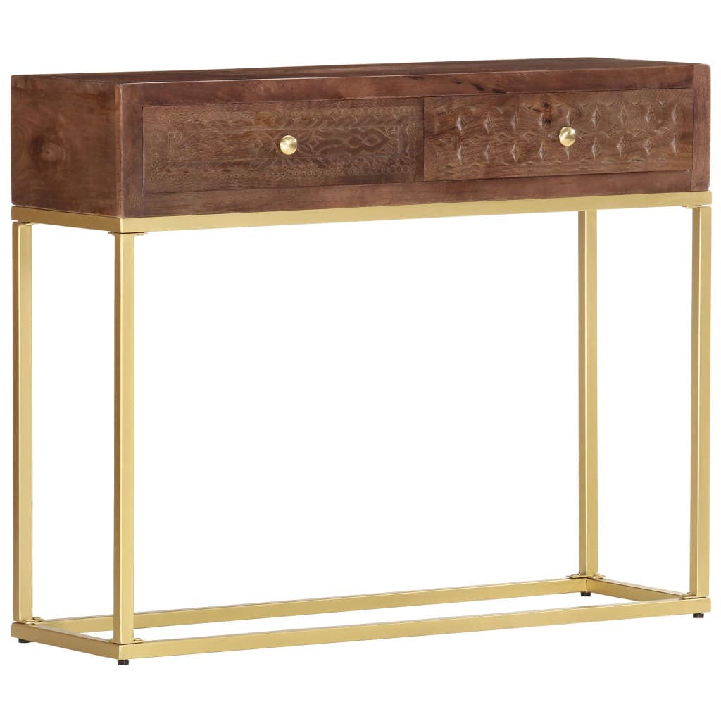 Console Table 90X30X75 Cm Solid Mango Wood
