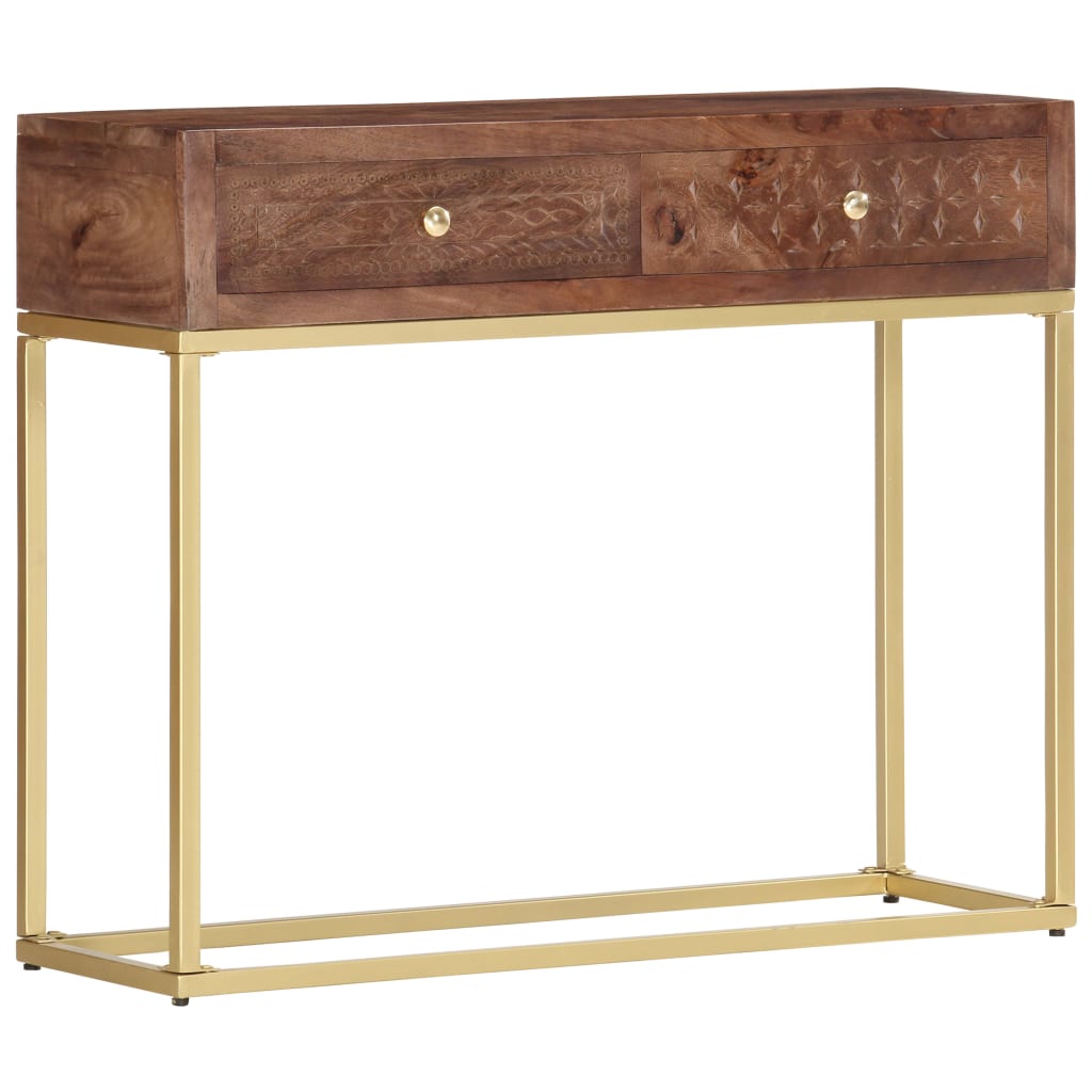 Console Table 90X30X75 Cm Solid Mango Wood