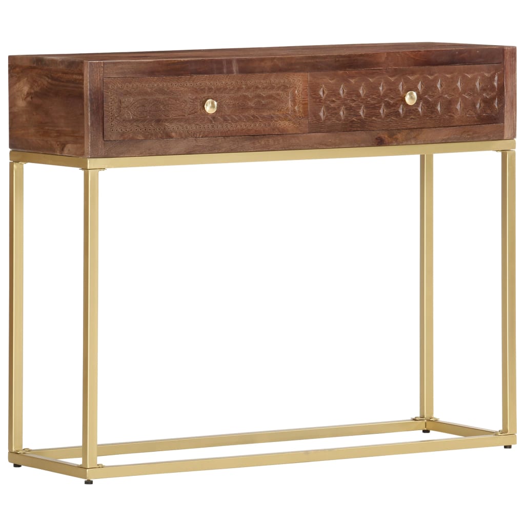 Console Table 90X30X75 Cm Solid Mango Wood