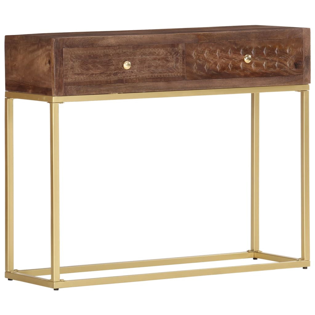 Console Table 90X30X75 Cm Solid Mango Wood