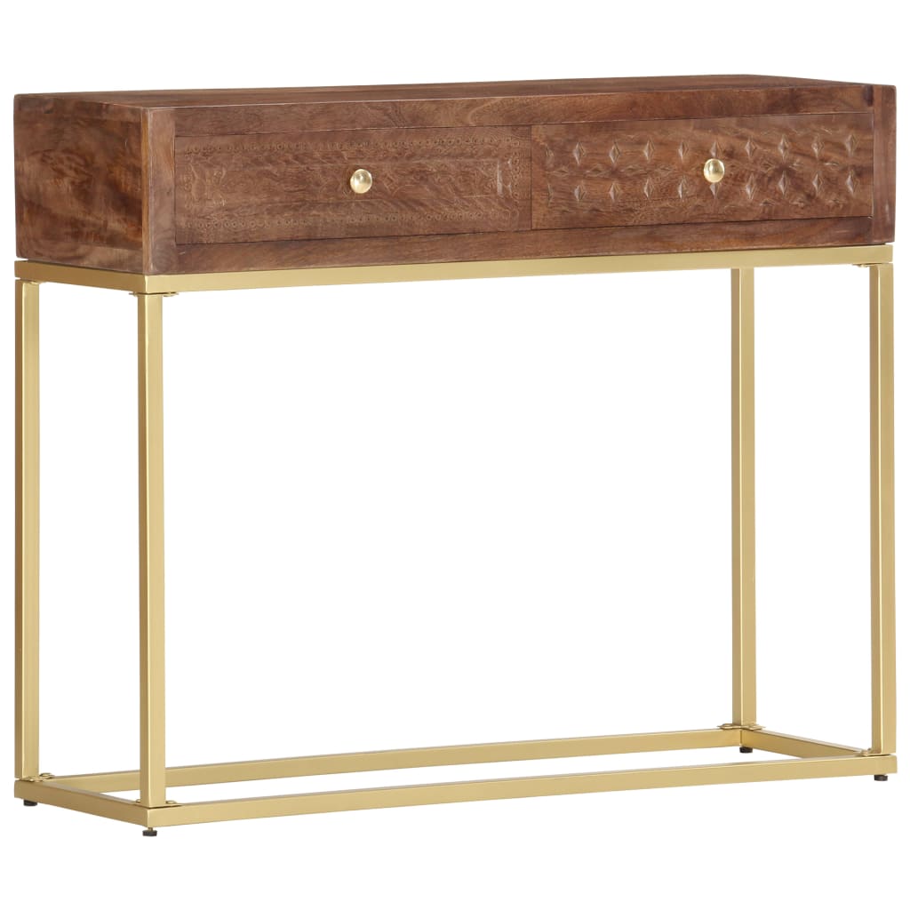 Console Table 90X30X75 Cm Solid Mango Wood