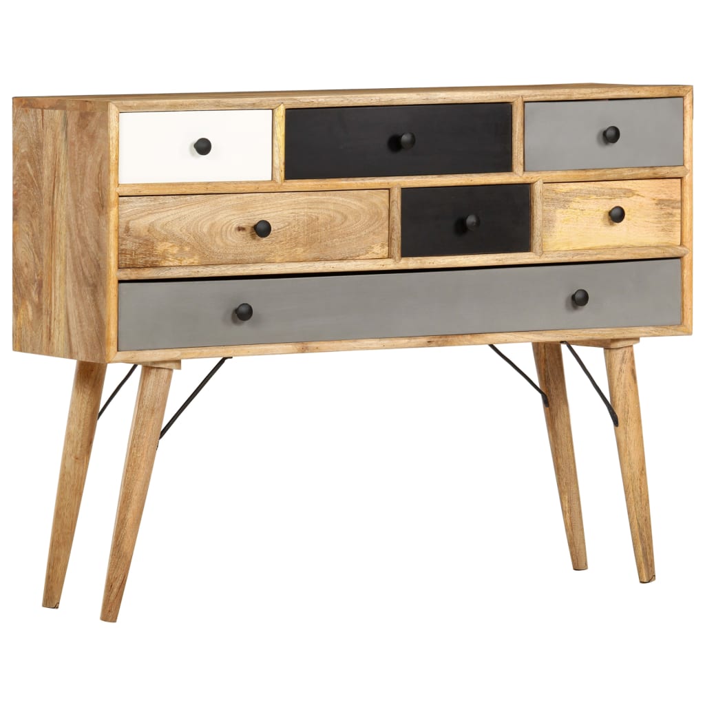 Sideboard 110X30X82 Cm Solid Mango Wood