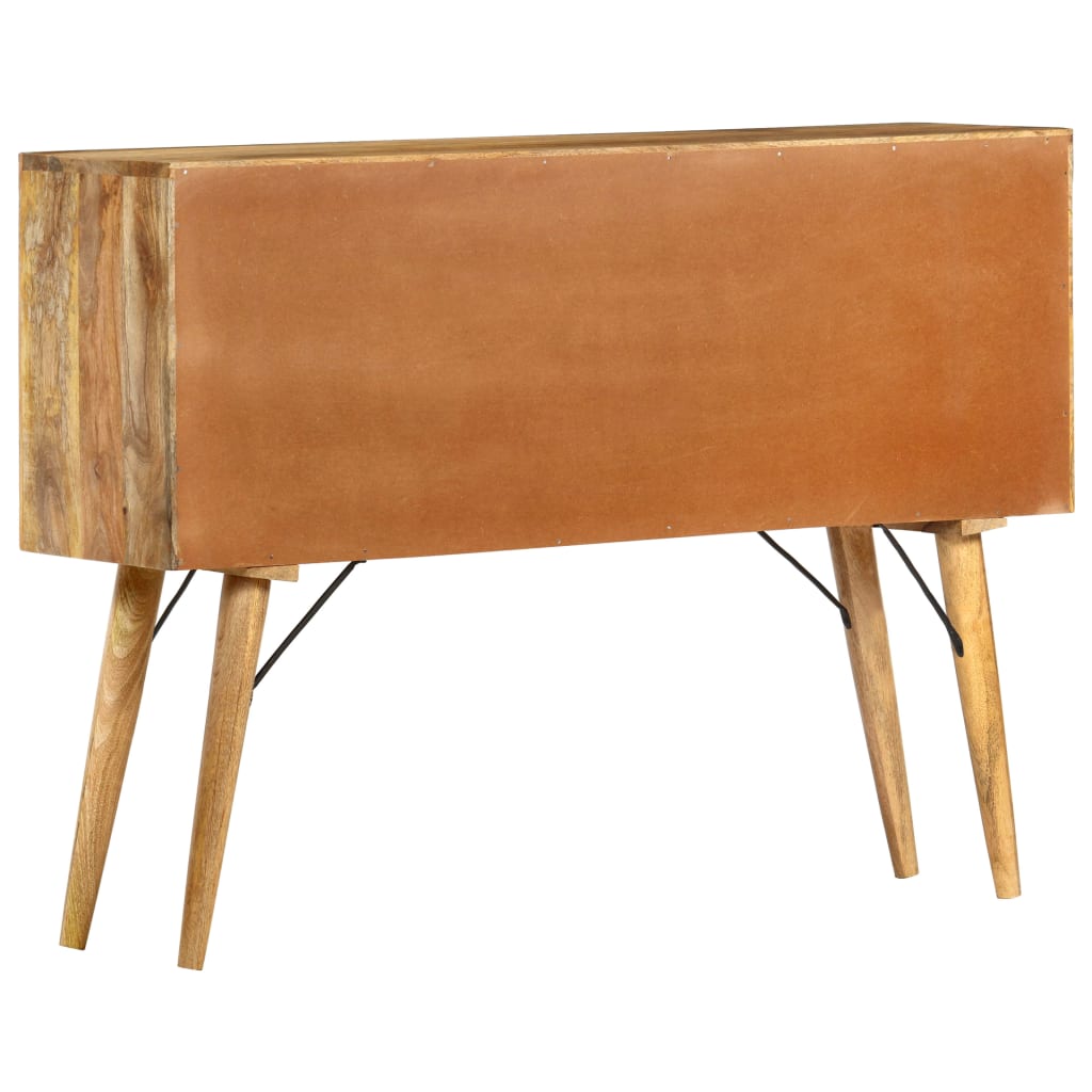 Sideboard 110X30X82 Cm Solid Mango Wood
