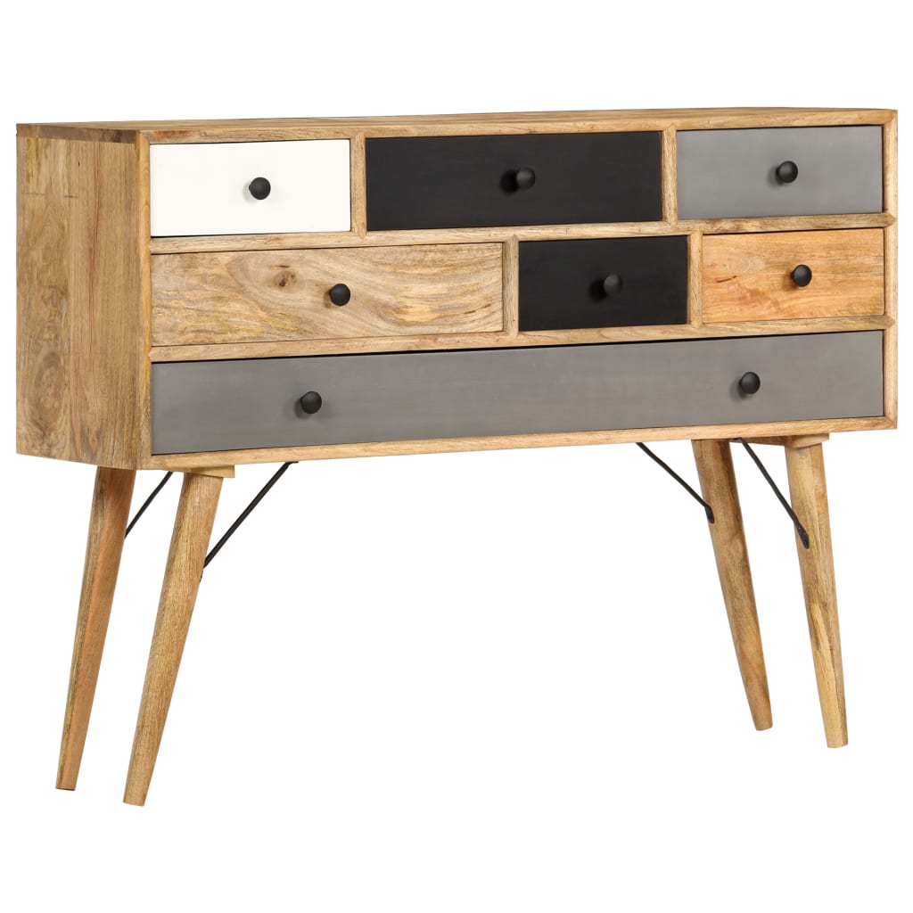 Sideboard 110X30X82 Cm Solid Mango Wood