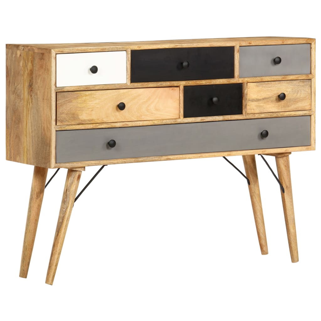 Sideboard 110X30X82 Cm Solid Mango Wood