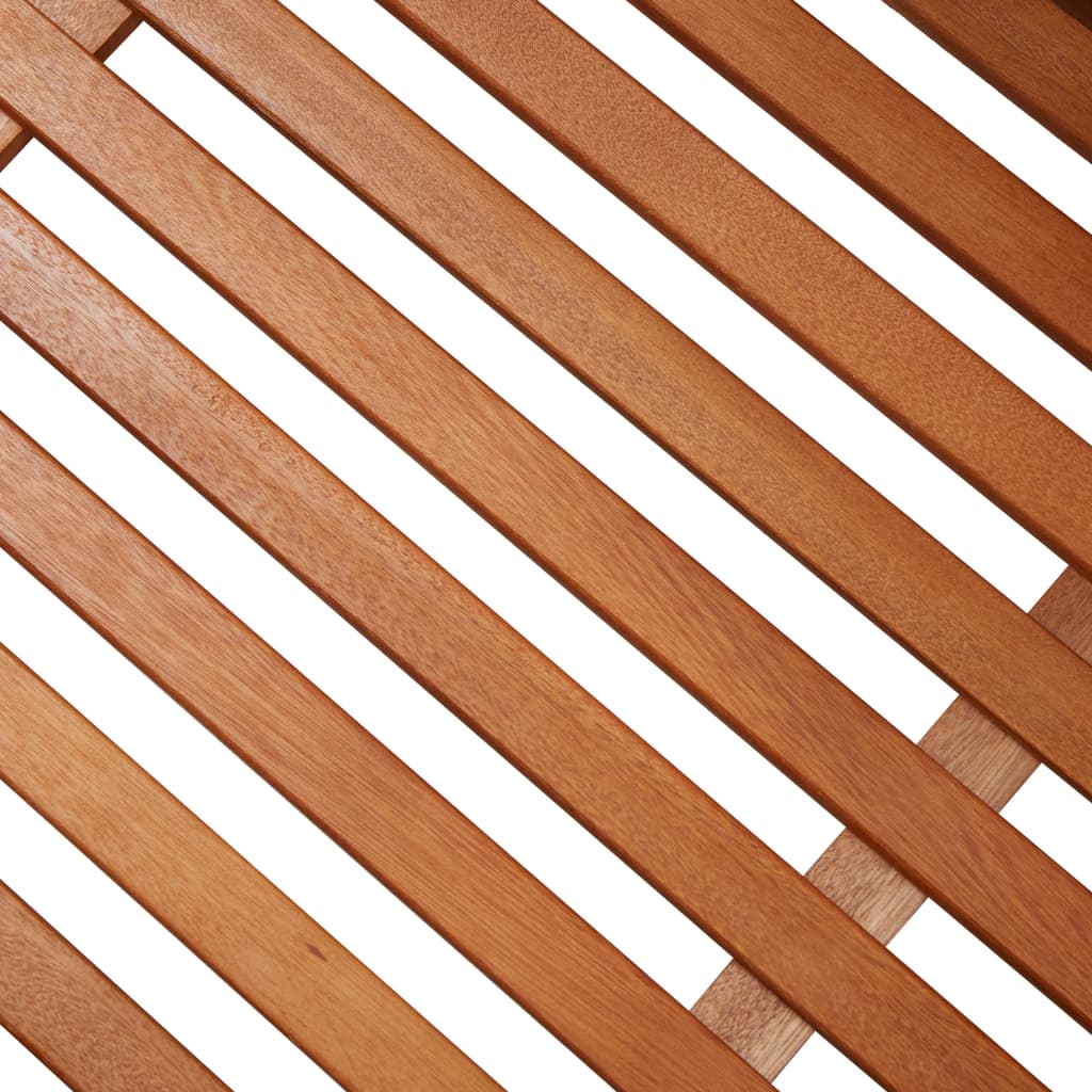 Garden Storage Box Solid Eucalyptus Wood