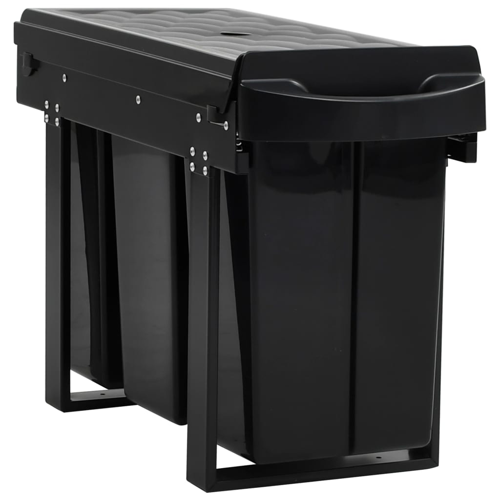 Kitchen Cupboard Pull-Out Dustbin Soft-Close