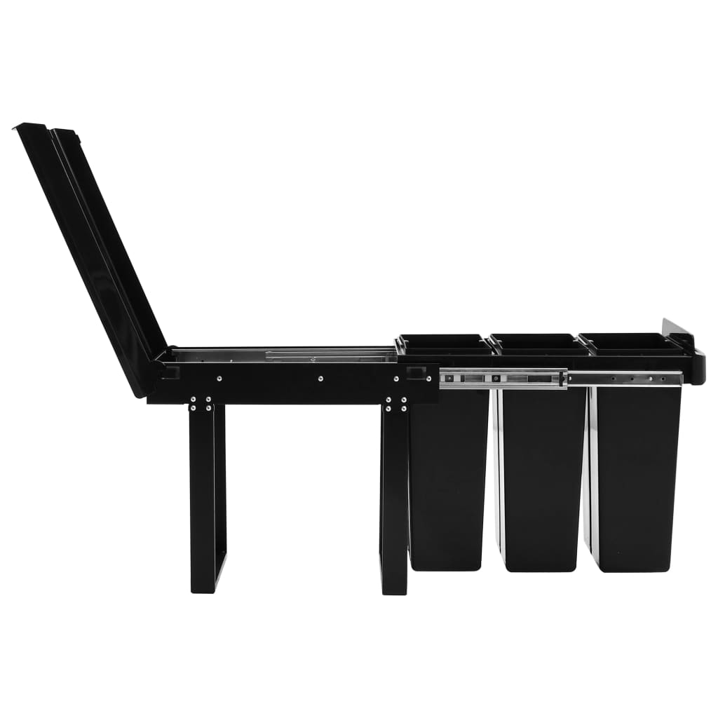 Kitchen Cupboard Pull-Out Dustbin Soft-Close