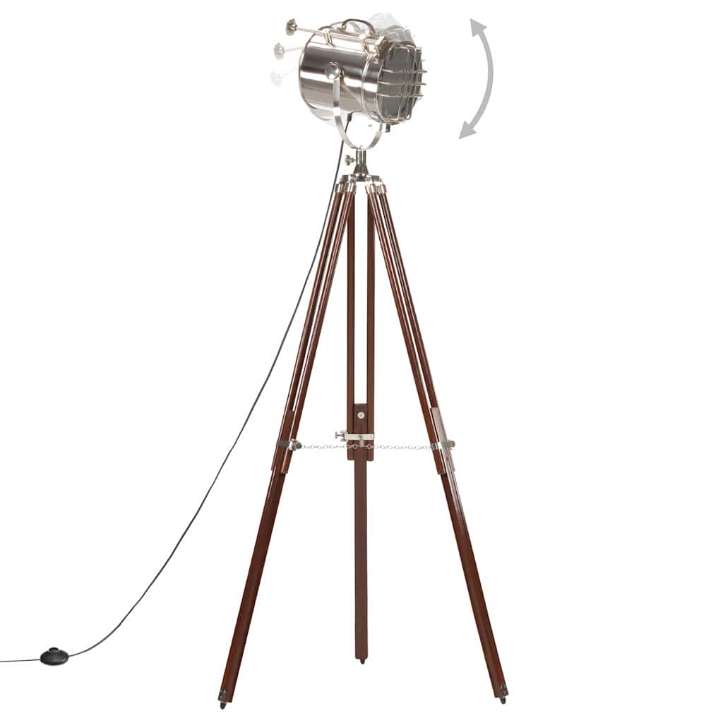 Tripod Floor Lamp Solid Mango Wood 180 Cm