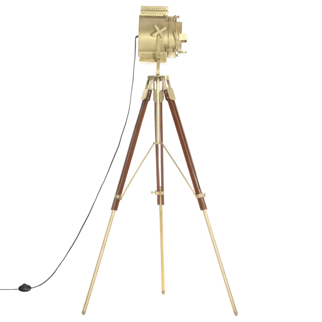 Tripod Floor Lamp Solid Mango Wood 193 Cm