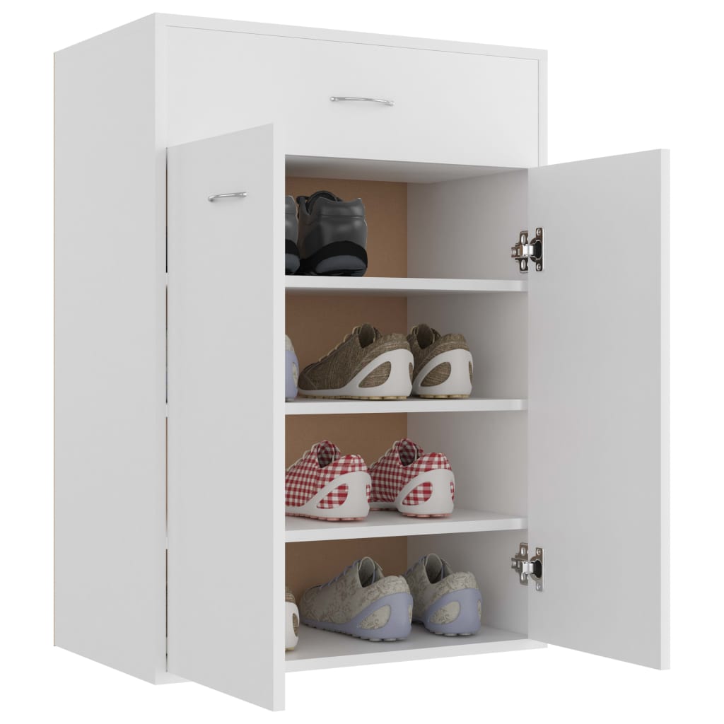 Shoe Cabinet 60X35X84 Cm Engineered Wood