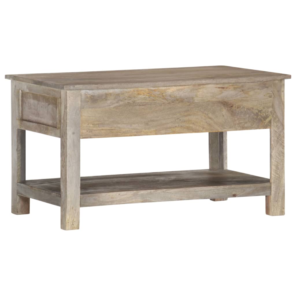 Coffee Table 82X52X47 Cm Solid Mango Wood