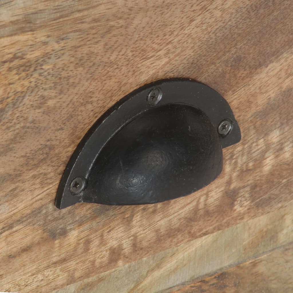 Tv Cabinet 110X30X50 Cm Solid Mango Wood