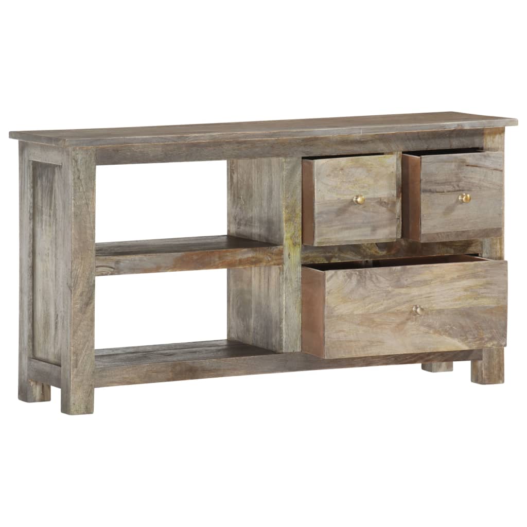 Tv Cabinet 100X30X55 Cm Solid Mango Wood