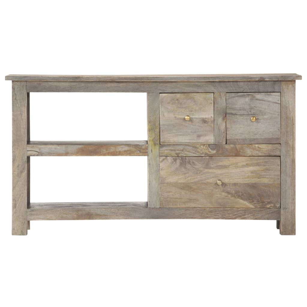 Tv Cabinet 100X30X55 Cm Solid Mango Wood