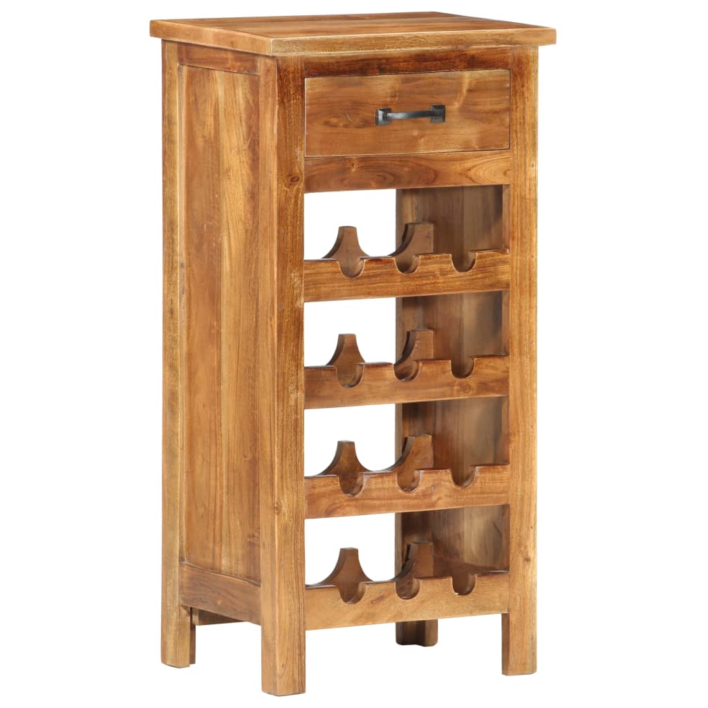 Wine Cabinet 40X30X80 Cm Solid Acacia Wood