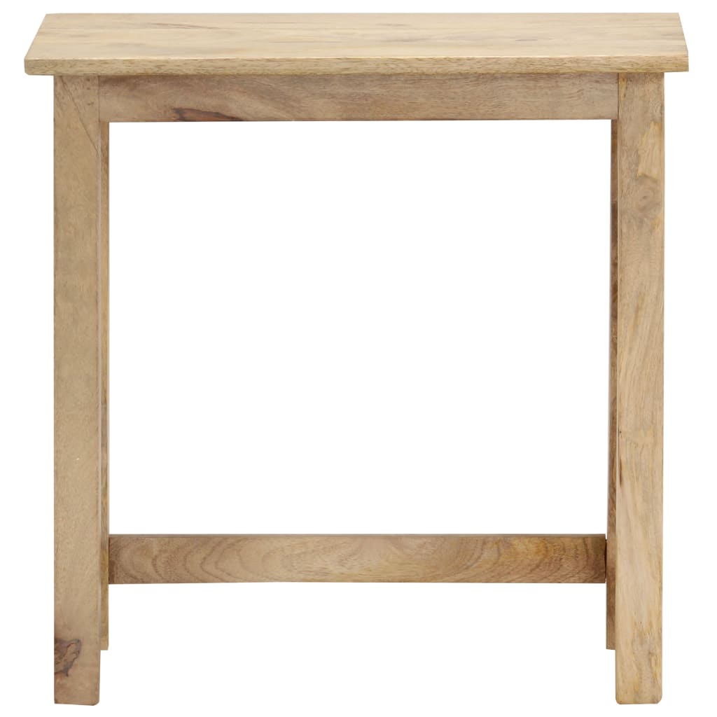 Nesting Tables 3 Pcs Solid Mango Wood