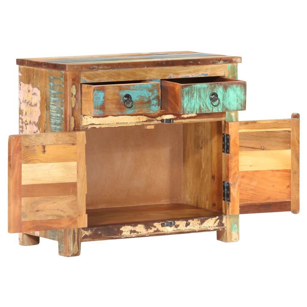 Sideboard 70X35X65 Cm Solid Reclaimed Wood