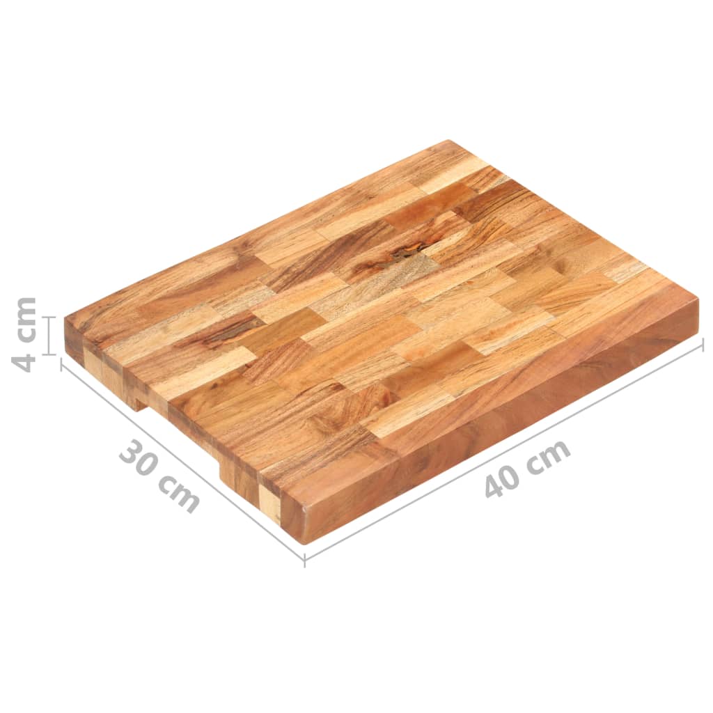 Chopping Board Solid Acacia Wood