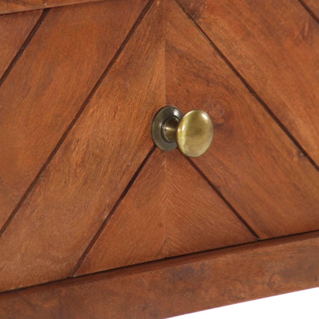 Bedside Cabinet 40X40X50 Cm Solid Acacia Wood