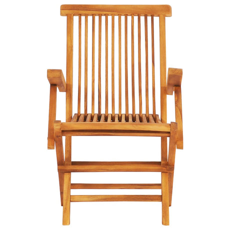 7 Piece Folding Outdoor Dining Set Solid Teak Wood