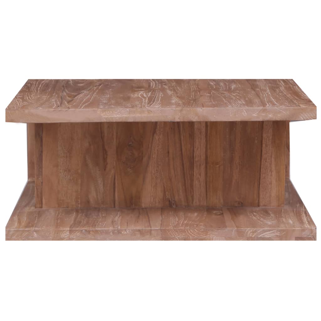 Coffee Table 70X70X30 Cm Solid Teak Wood