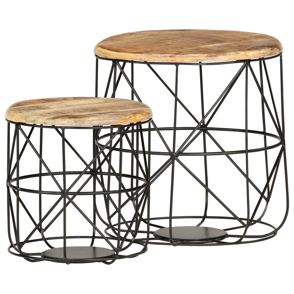 Coffee Tables 2 Pcs Solid