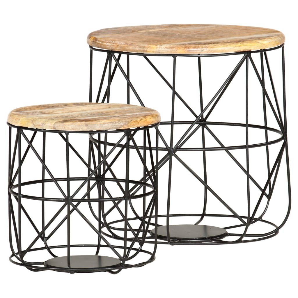Coffee Tables 2 Pcs Solid