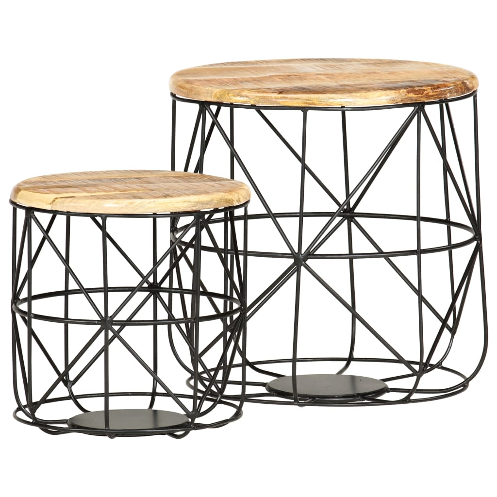 Coffee Tables 2 Pcs Solid
