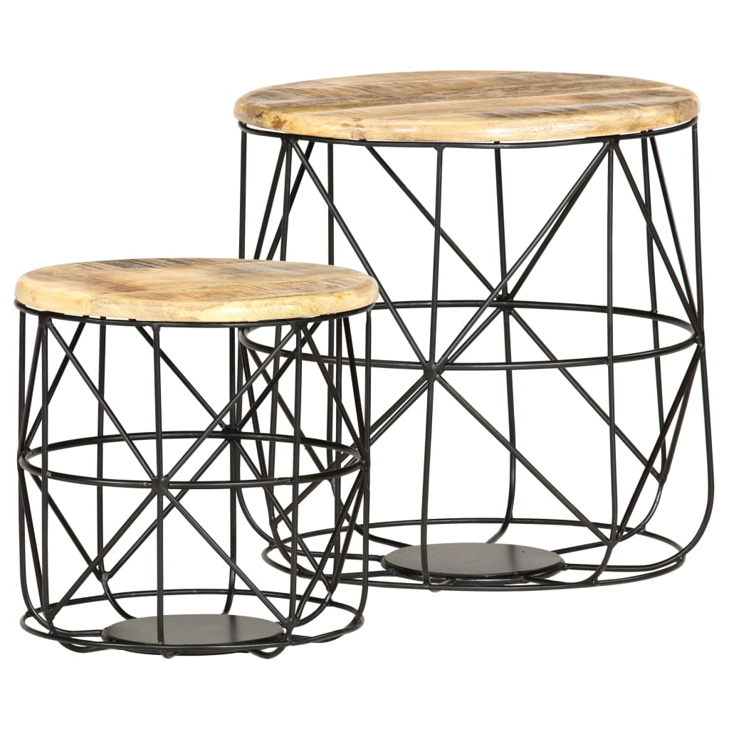 Coffee Tables 2 Pcs Solid