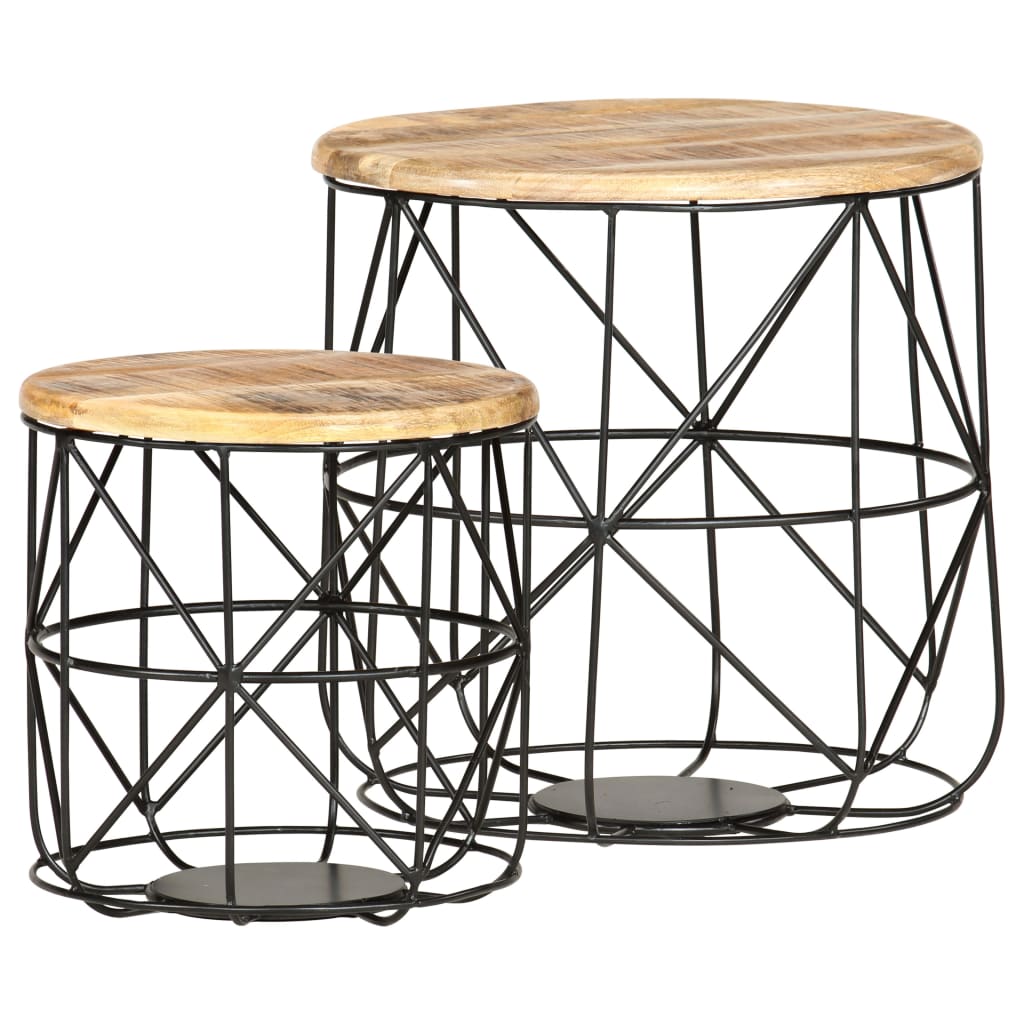 Coffee Tables 2 Pcs Solid