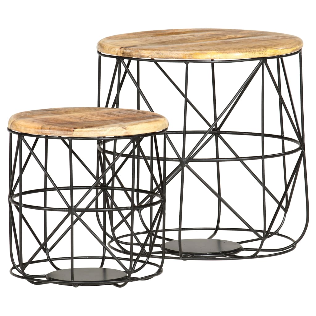 Coffee Tables 2 Pcs Solid