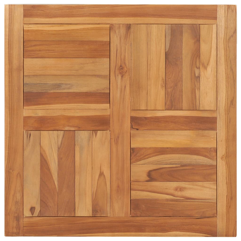 Table Top Solid Teak Wood 70X70X2.5 Cm