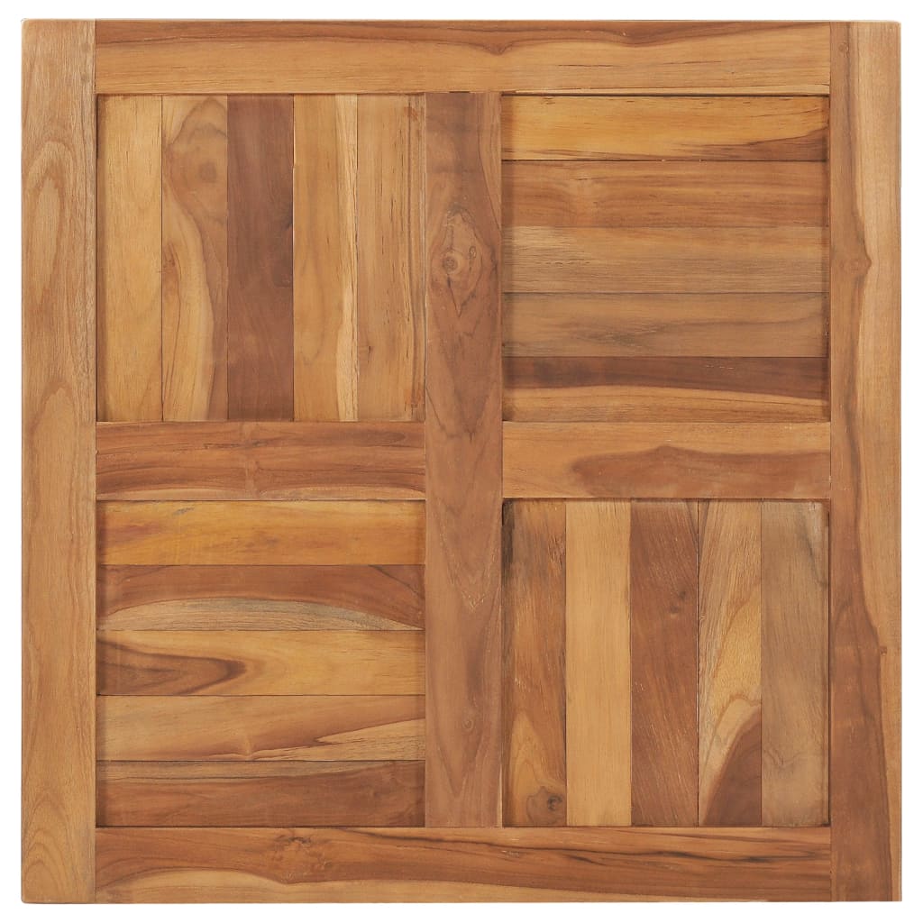 Table Top Solid Teak Wood 70X70X2.5 Cm