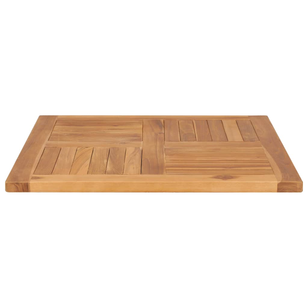 Table Top Solid Teak Wood 70X70X2.5 Cm