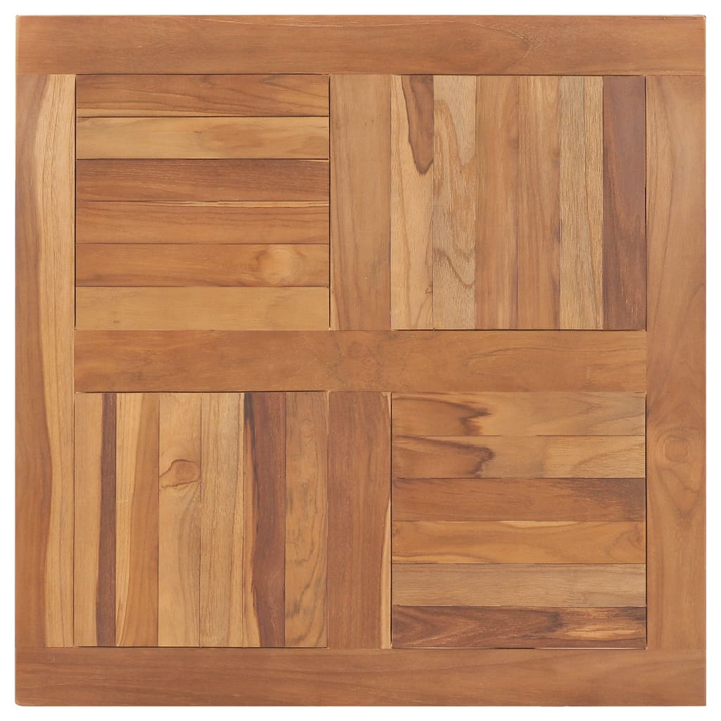 Table Top Solid Teak Wood 70X70X2.5 Cm