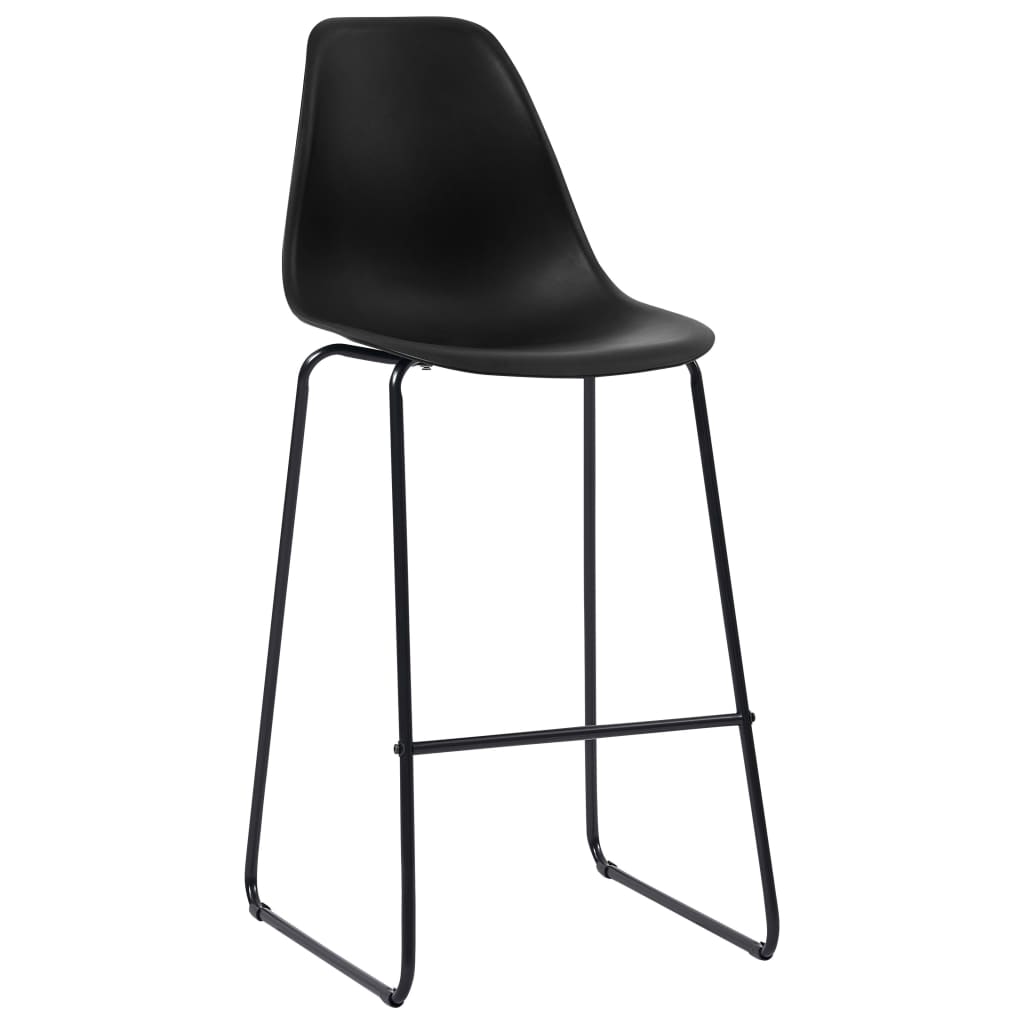 Bar Chairs 6 Pcs Plastic