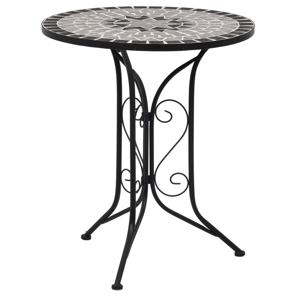 3 Piece Mosaic Bistro Set Ceramic Tile