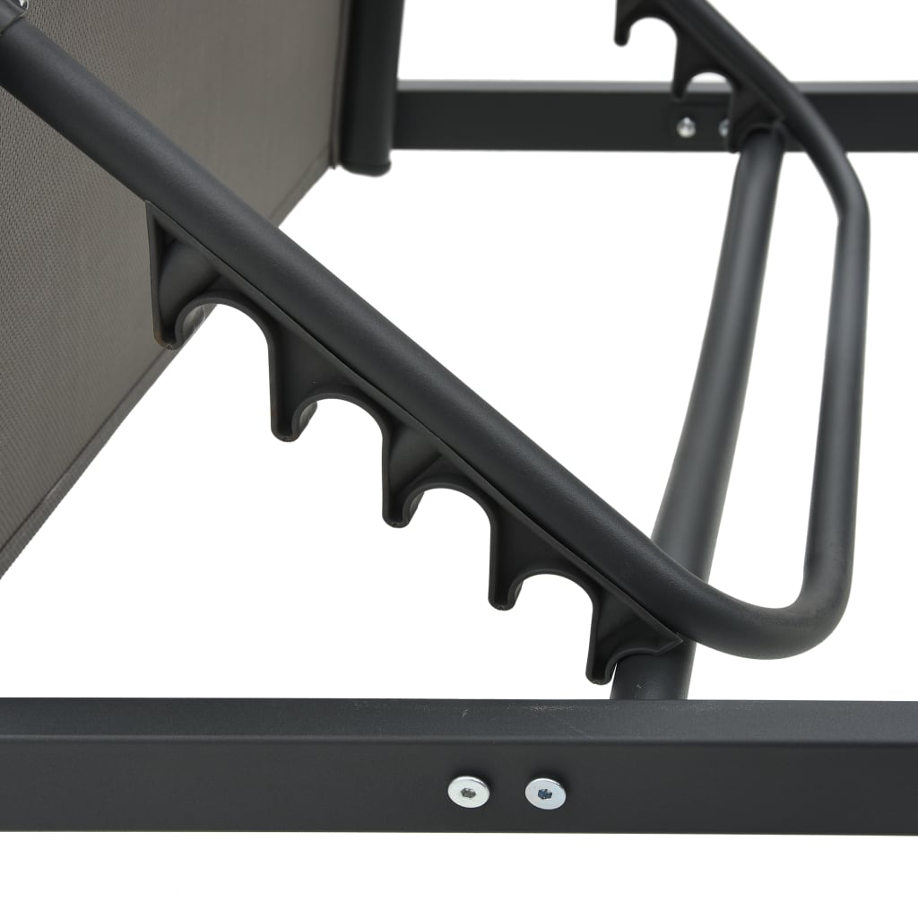 Sun Lounger Aluminium And Textilene