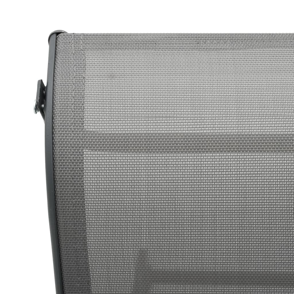 Sun Lounger Aluminium And Textilene