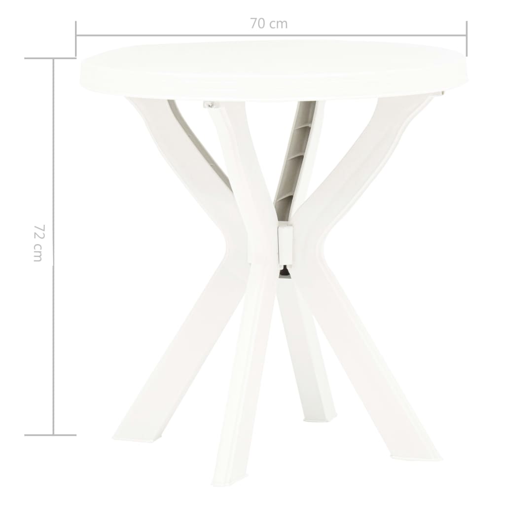 Bistro Table Ø70 Cm Plastic
