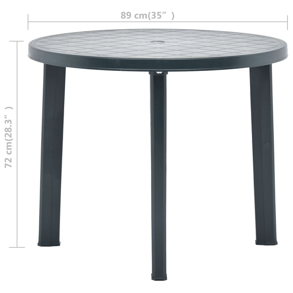 Garden Table 89 Cm Plastic