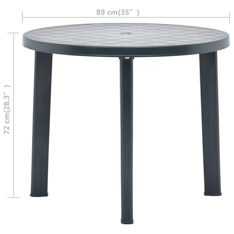 Garden Table 89 Cm Plastic