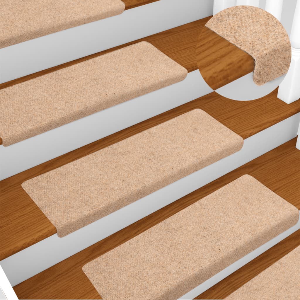 Stair Mats 5 Pcs Needle Punch 65X21X4 Cm