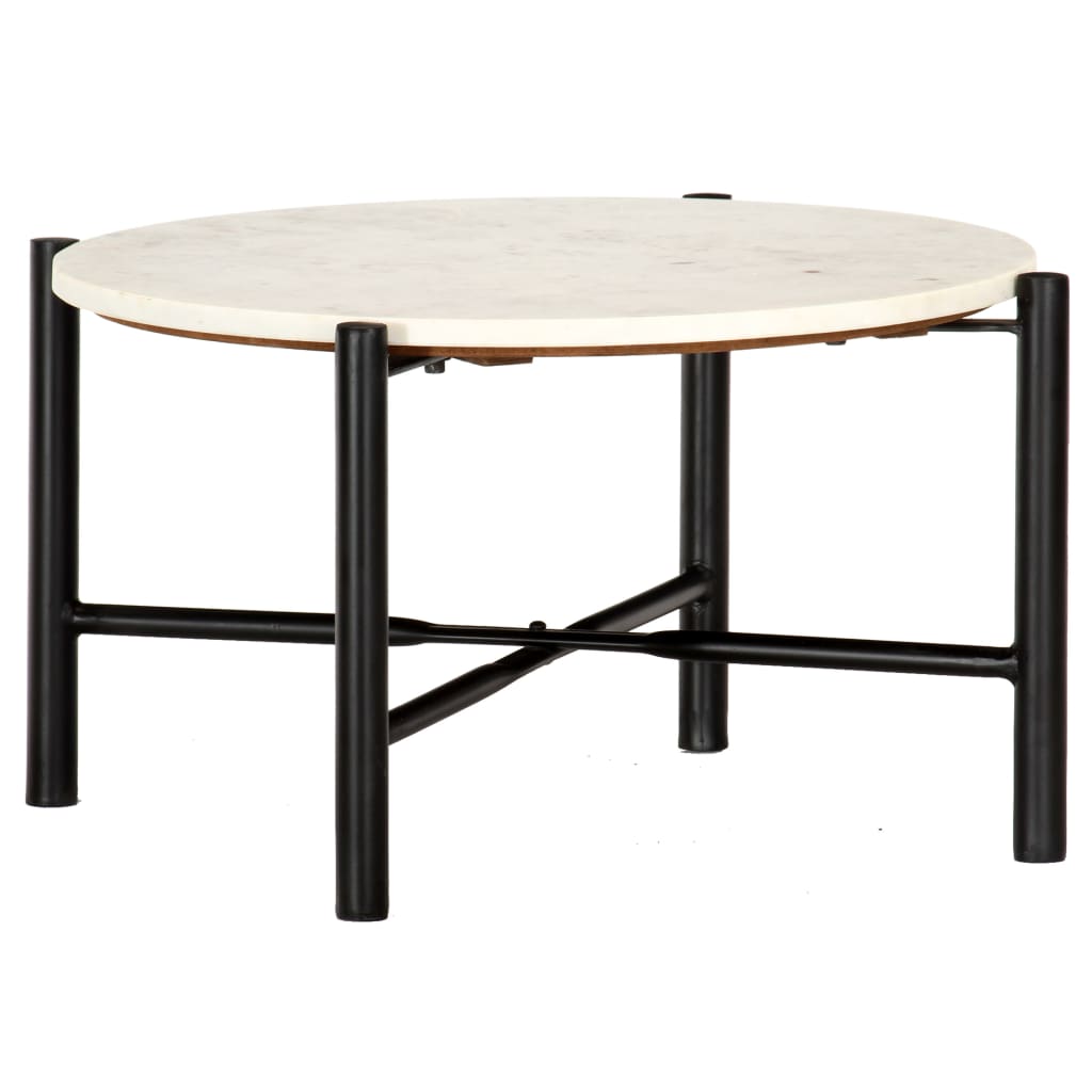 Coffee Table Real Stone With Marble Texture