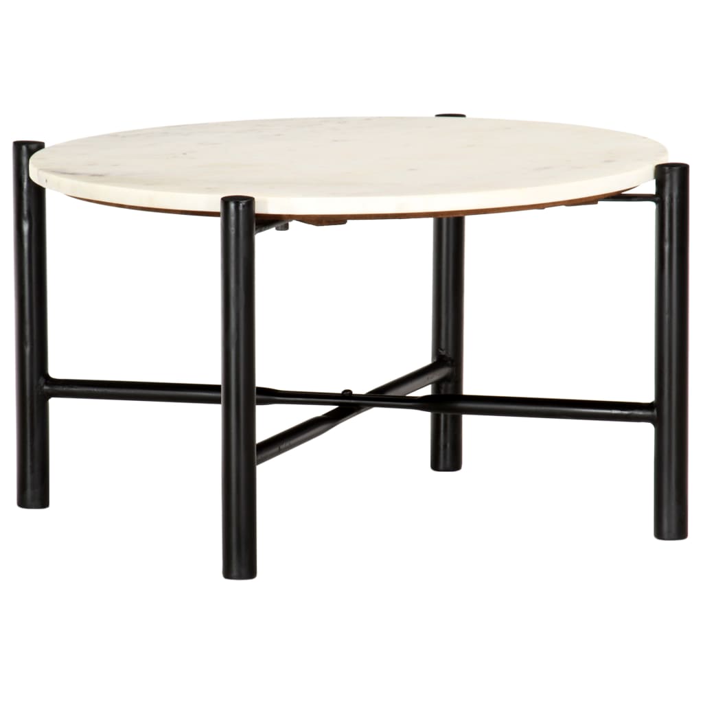 Coffee Table Real Stone With Marble Texture