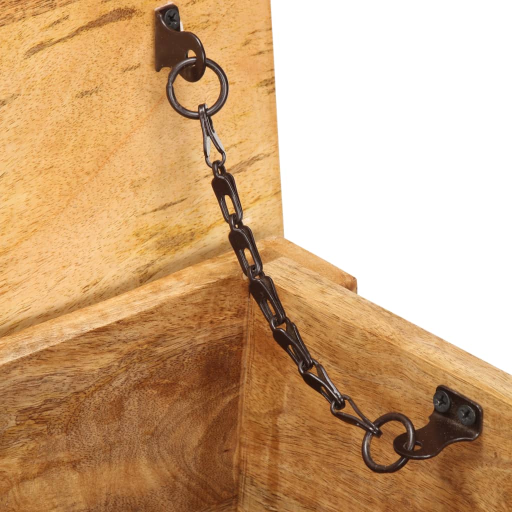 Storage Box 99X35X48 Cm Solid Mango Wood